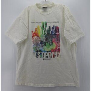 VINTAGE US Open Shirt XL Grand Slam 1995 Tennis Signal Sport 90s Tee *